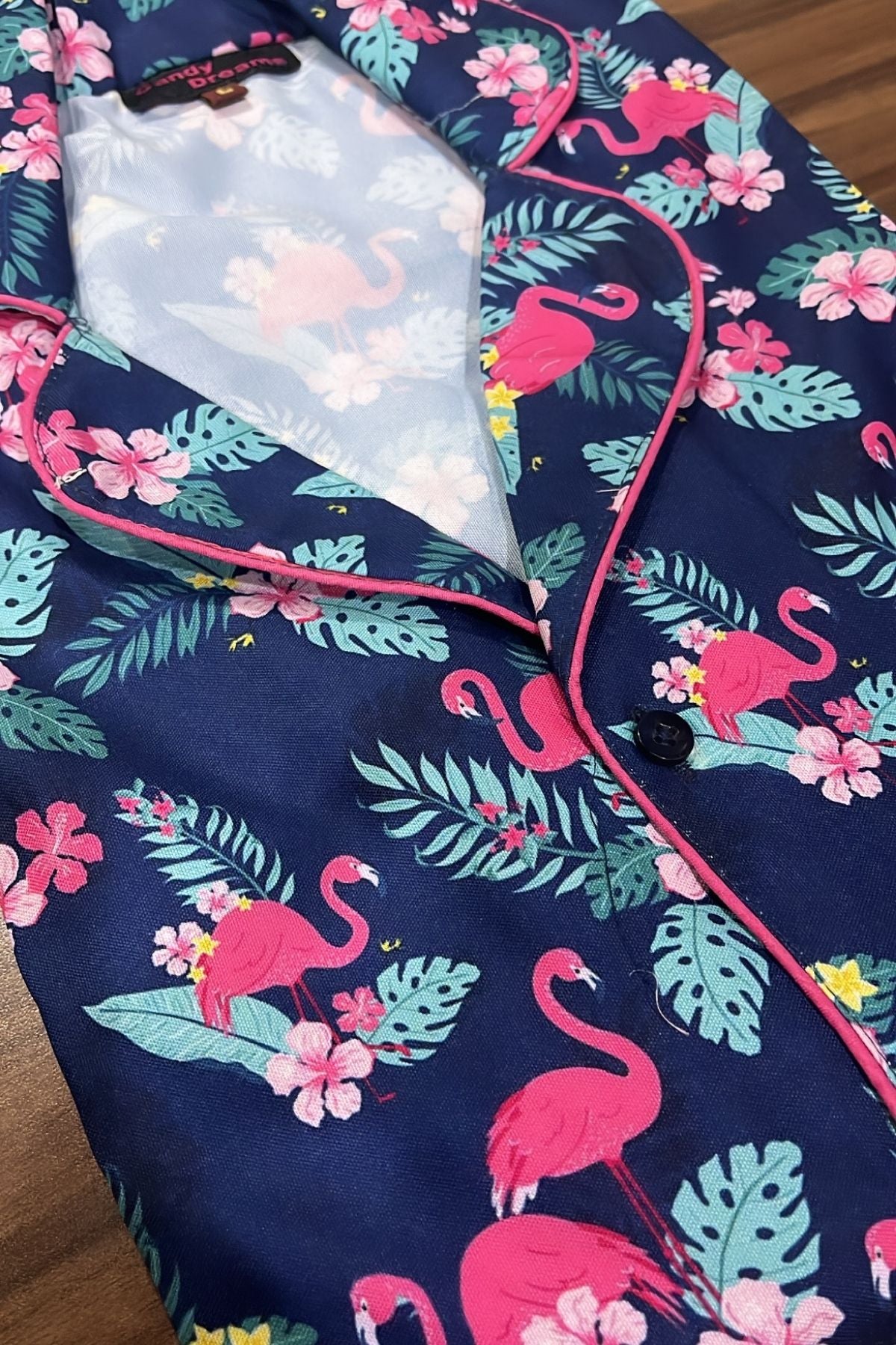 FLAMINGO FLING WOMEN NIGHTSUITS SET