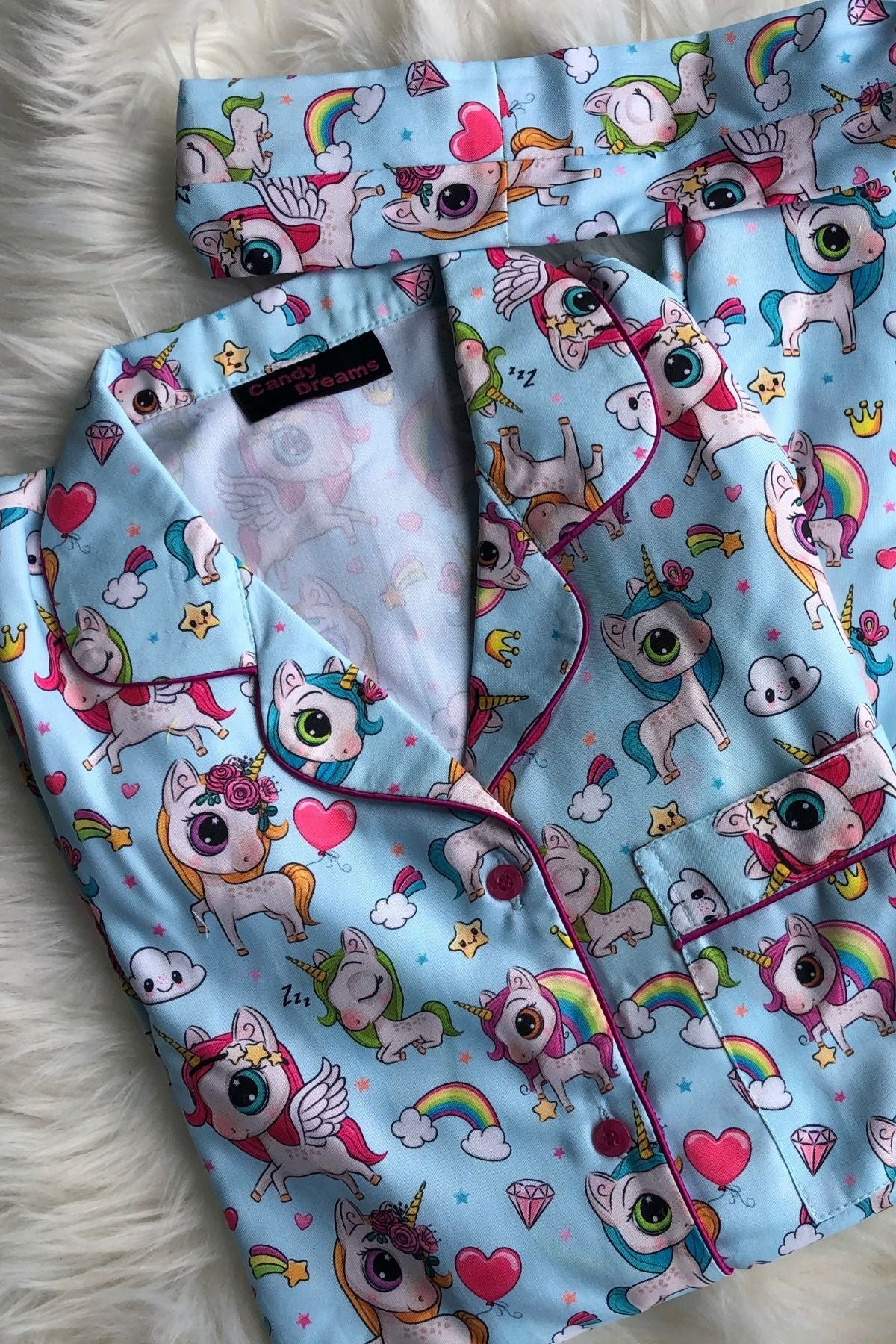 DASHING UNICORN WOMEN NIGHTSUITS SET
