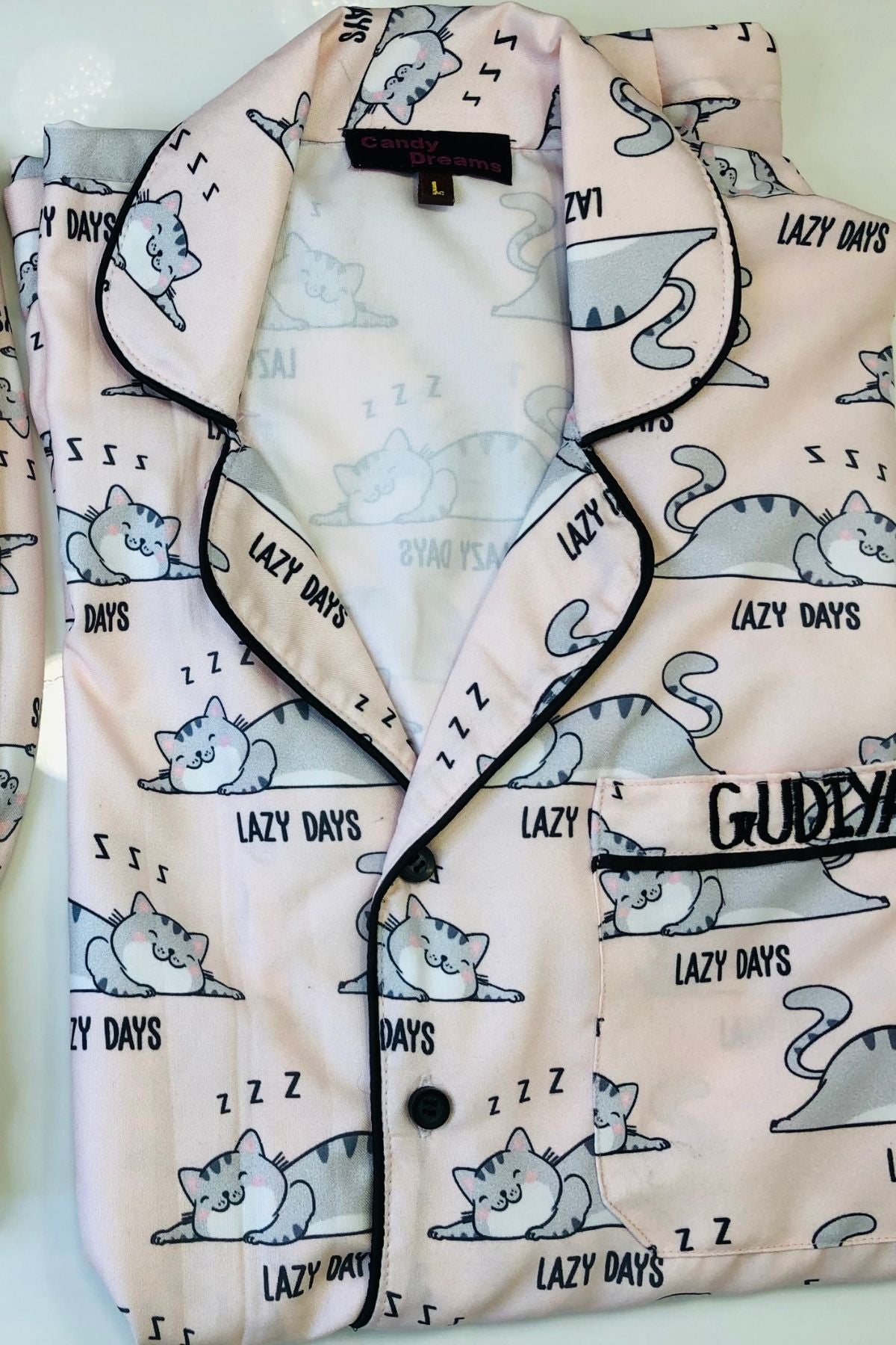 PURRFECT KITTEN WOMAN  NIGHTSUITS SET