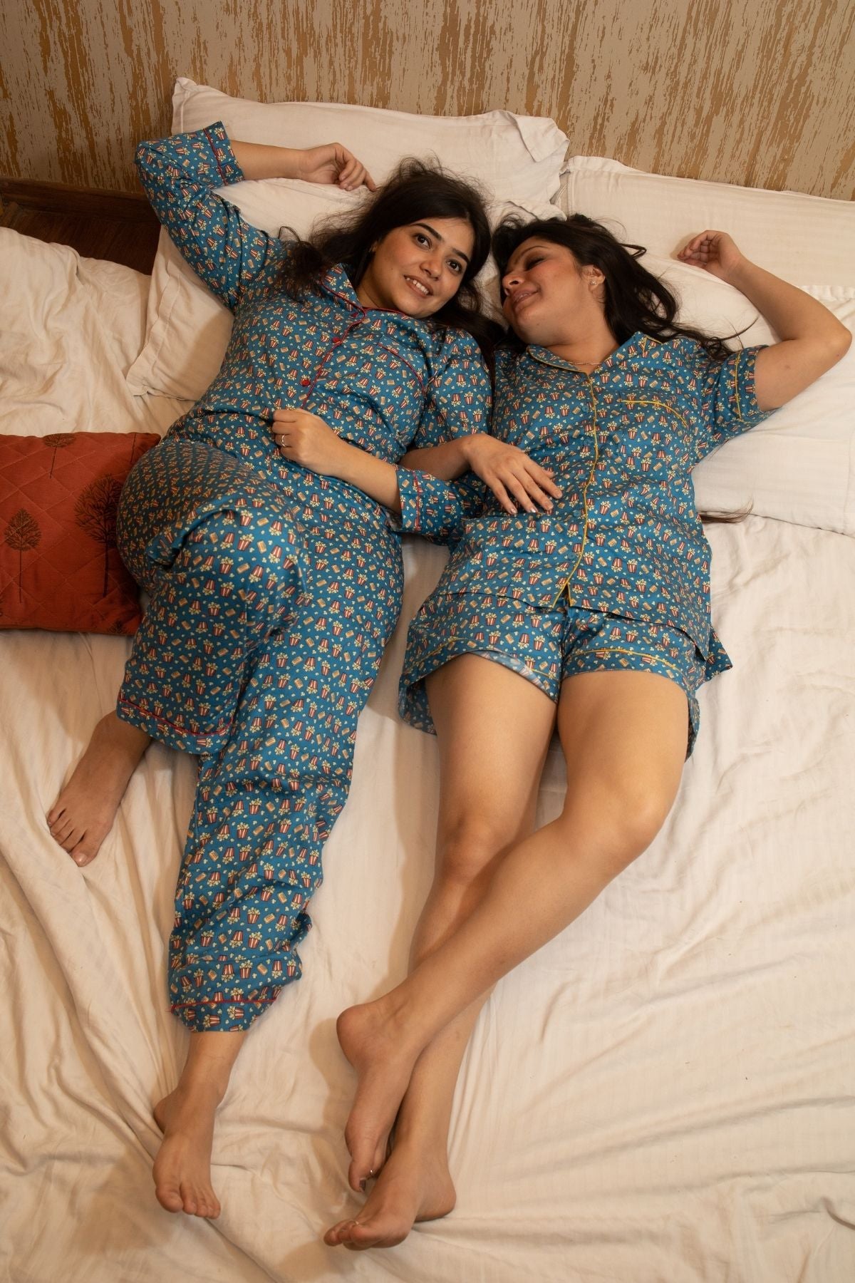 POPCORN  WOMAN NIGHTSSSUITS SET