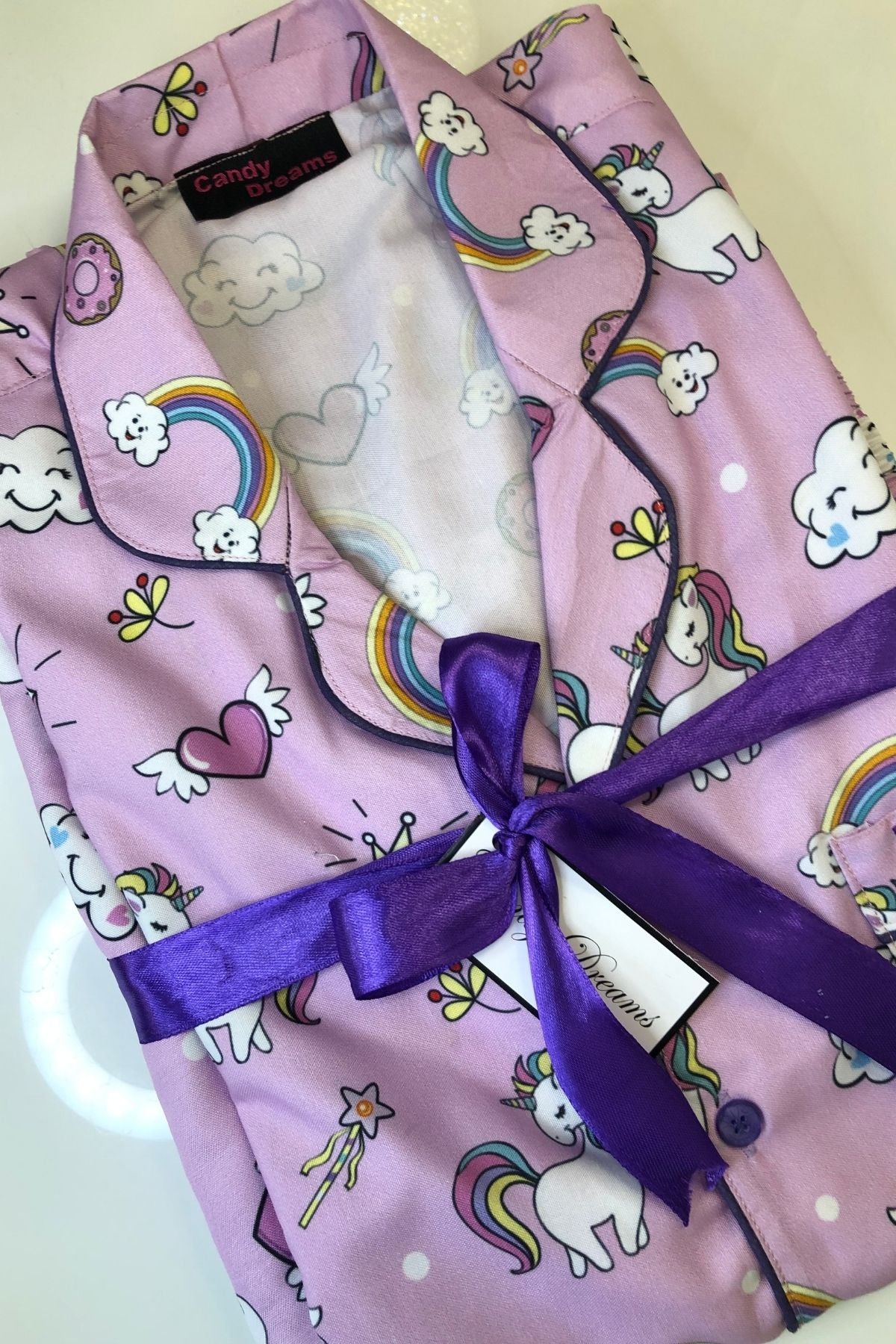 GLAMOUROUS UNICORN WOMAN NIGHTSUITS SET