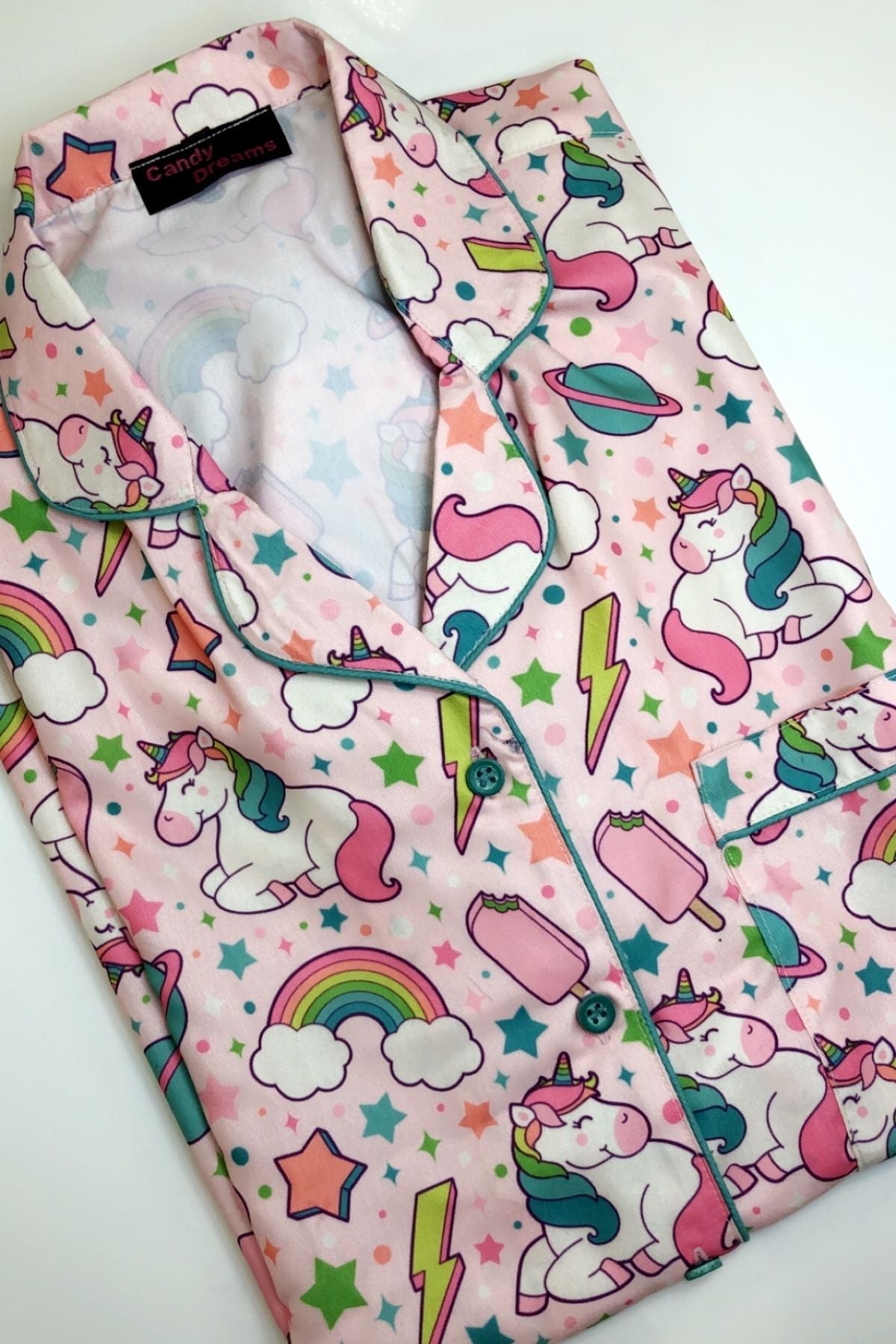 PINKY UNICORN WOMAN NIGHTSUITS SET