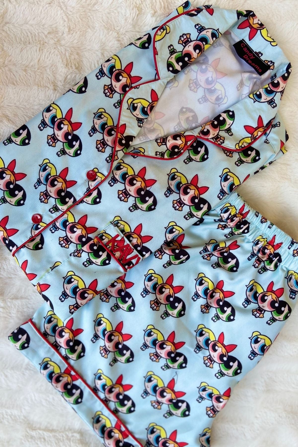 POWERPUFF WOMEN NIGHTSUITS SET