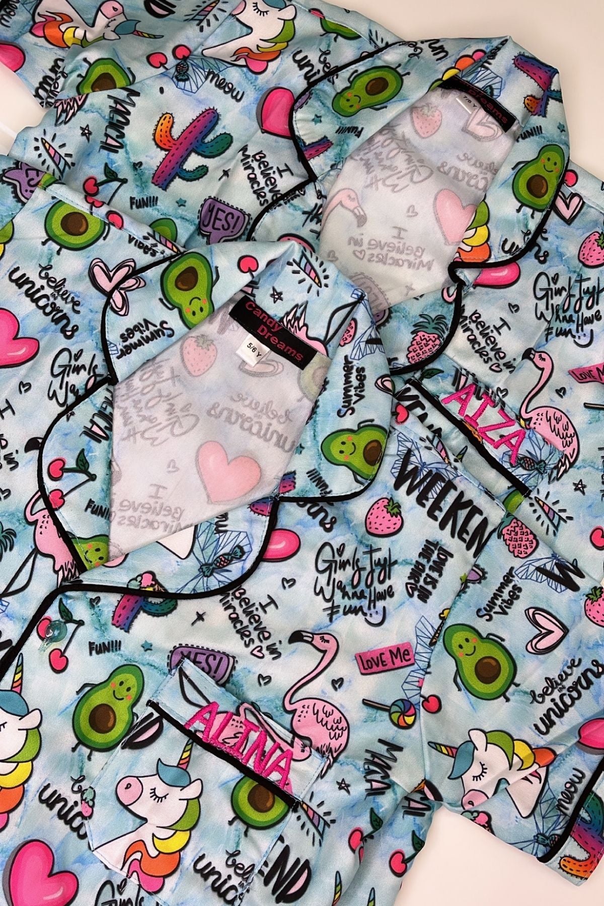 HAPPY AVOCADO WOMEN NIGHTSUITS SET