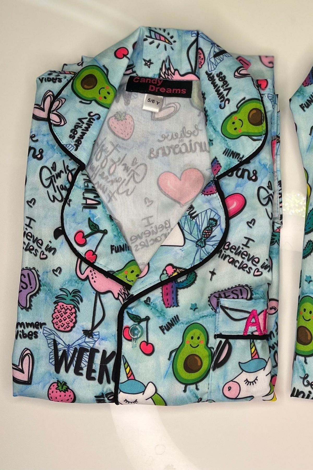 HAPPY AVOCADO WOMEN NIGHTSUITS SET